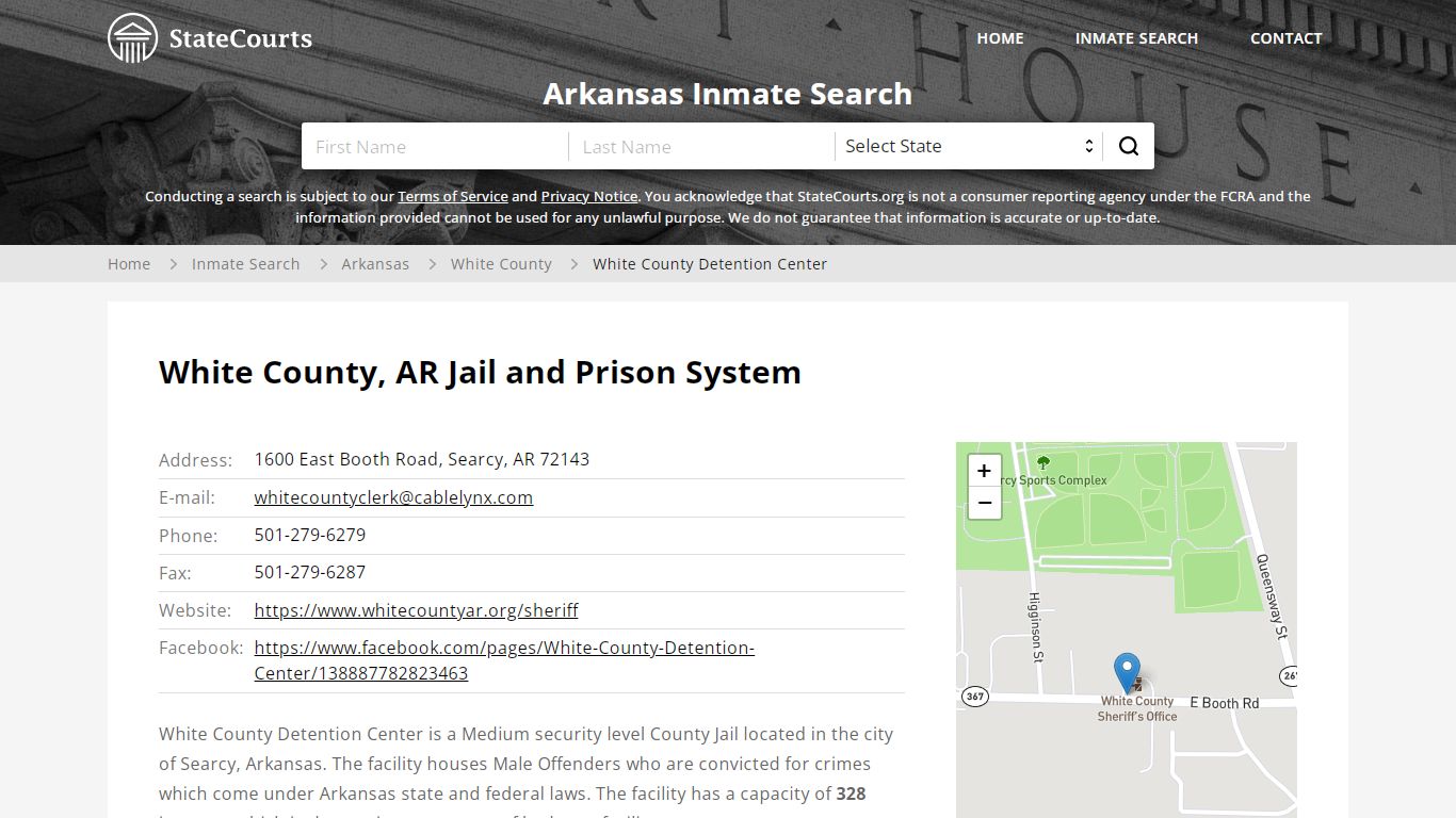 White County, AR Jail and Prison System - State Courts